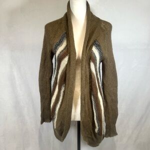 Adventura ember mohair wool blend open long cardigan sweater size medium